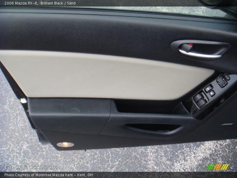 Brilliant Black / Sand 2006 Mazda RX-8