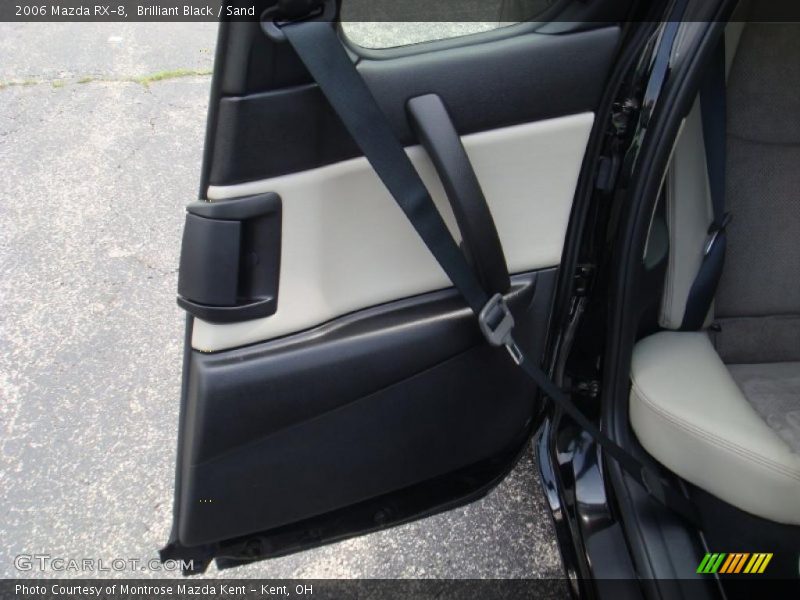 Brilliant Black / Sand 2006 Mazda RX-8
