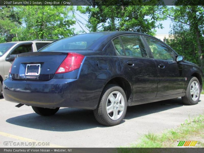 Deep Blue / Gray 2007 Saturn ION 2 Sedan