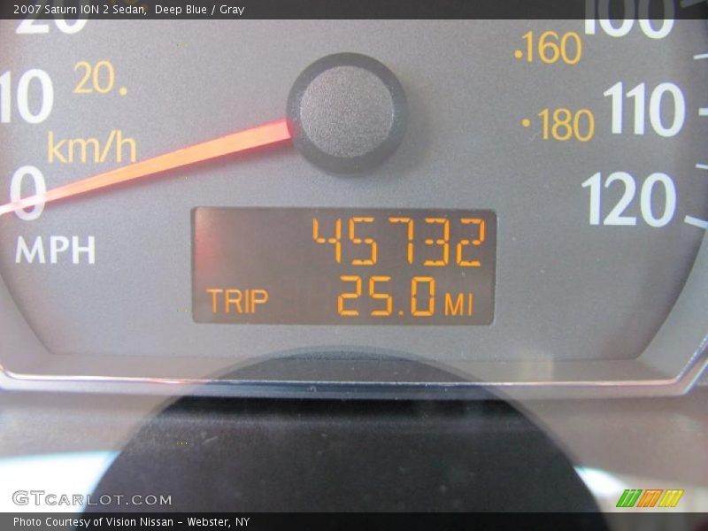 Deep Blue / Gray 2007 Saturn ION 2 Sedan