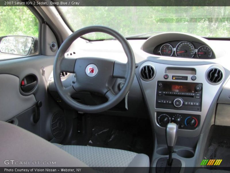 Deep Blue / Gray 2007 Saturn ION 2 Sedan