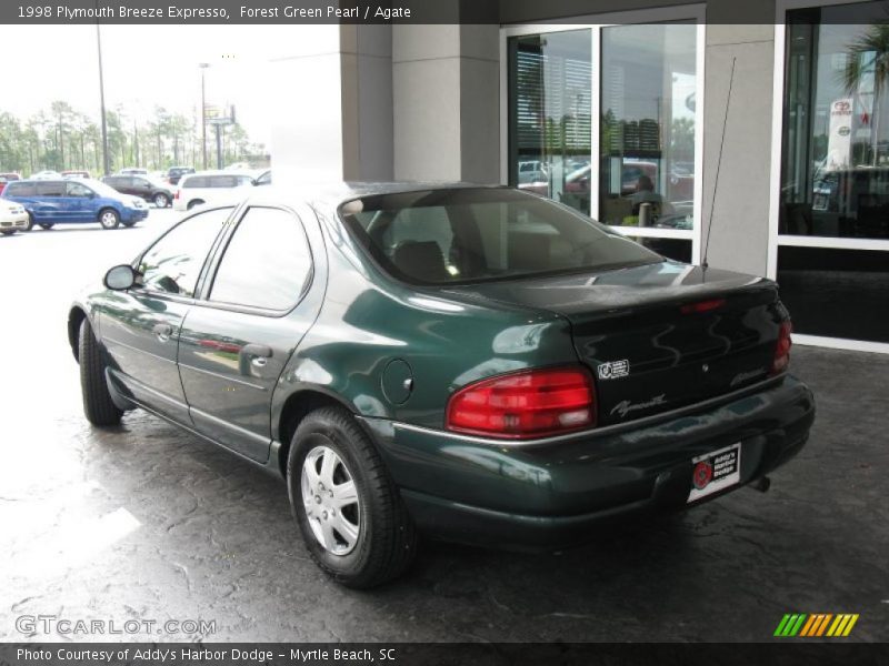 Forest Green Pearl / Agate 1998 Plymouth Breeze Expresso