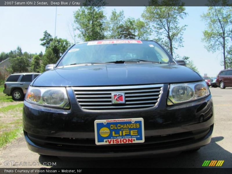 Deep Blue / Gray 2007 Saturn ION 2 Sedan
