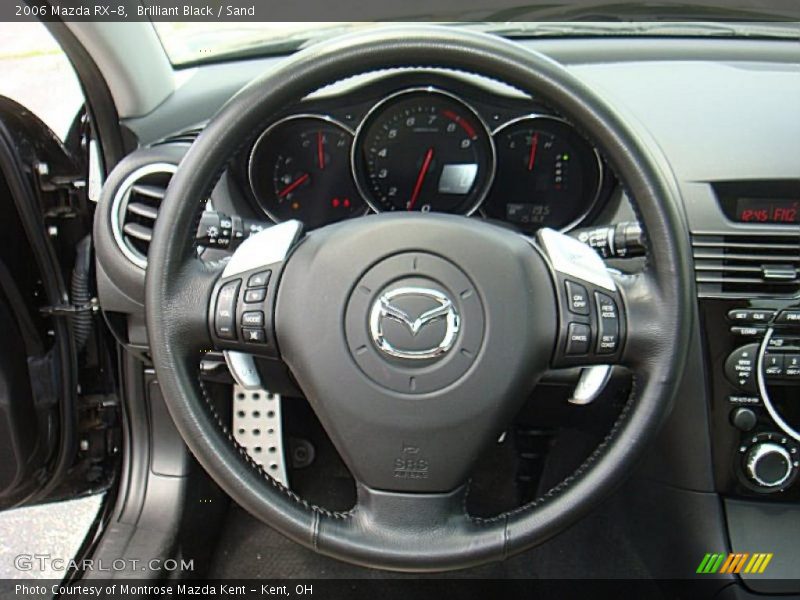 Brilliant Black / Sand 2006 Mazda RX-8
