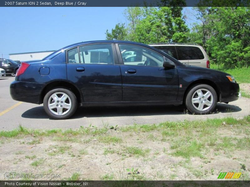 Deep Blue / Gray 2007 Saturn ION 2 Sedan