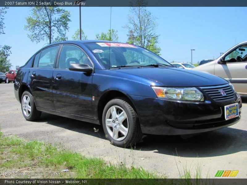 Deep Blue / Gray 2007 Saturn ION 2 Sedan