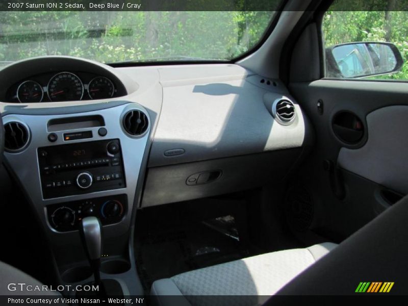 Deep Blue / Gray 2007 Saturn ION 2 Sedan