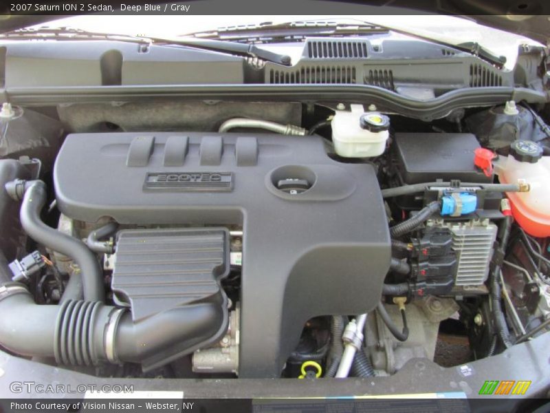 Deep Blue / Gray 2007 Saturn ION 2 Sedan