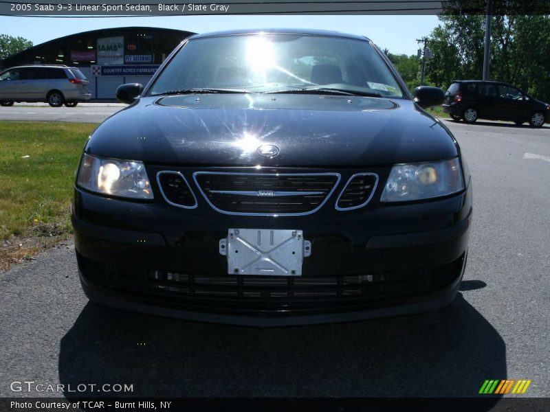 Black / Slate Gray 2005 Saab 9-3 Linear Sport Sedan
