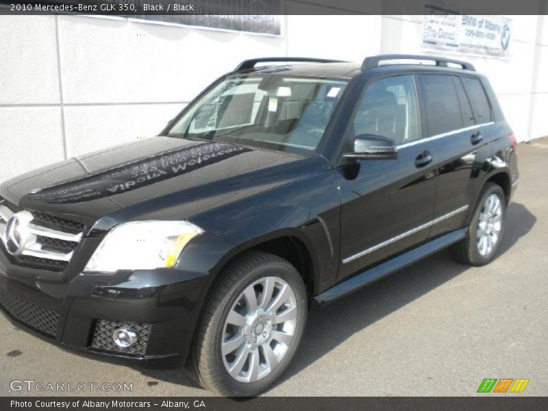 Black / Black 2010 Mercedes-Benz GLK 350