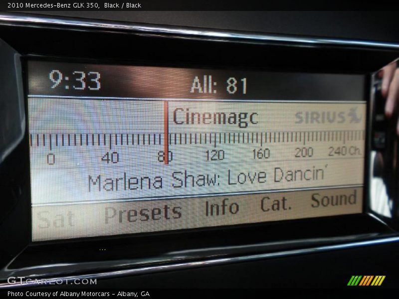 Black / Black 2010 Mercedes-Benz GLK 350