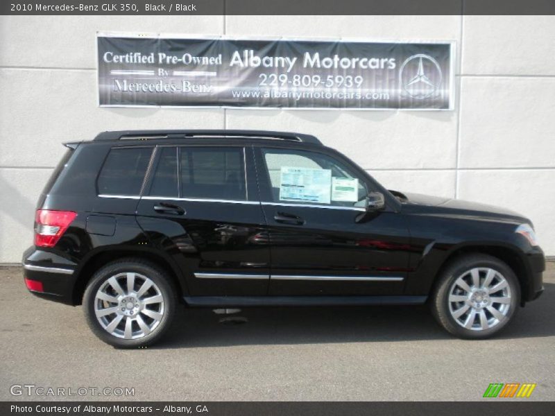 Black / Black 2010 Mercedes-Benz GLK 350