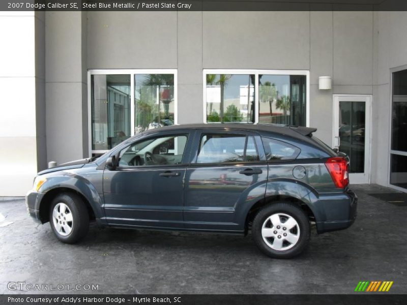 Steel Blue Metallic / Pastel Slate Gray 2007 Dodge Caliber SE