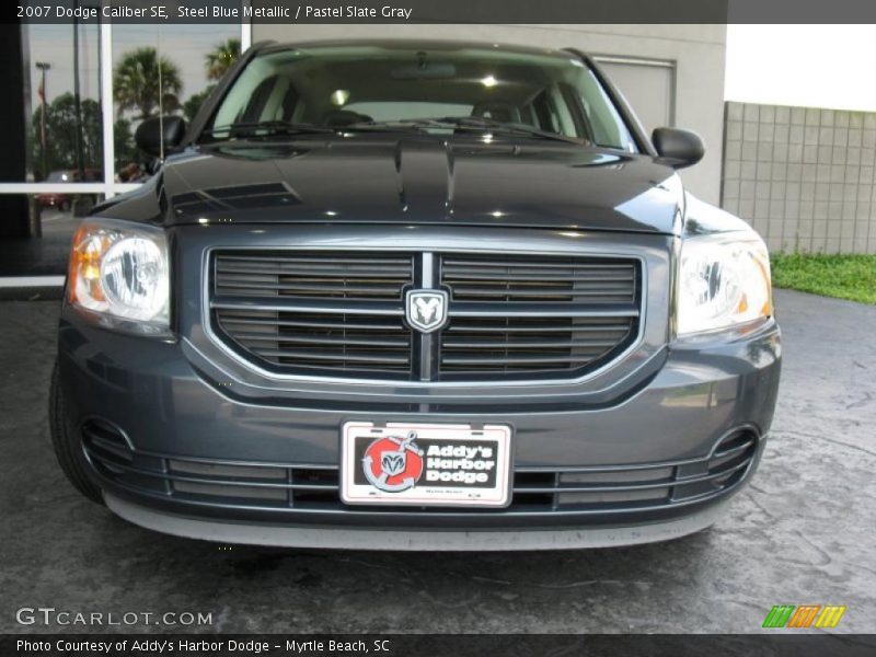 Steel Blue Metallic / Pastel Slate Gray 2007 Dodge Caliber SE