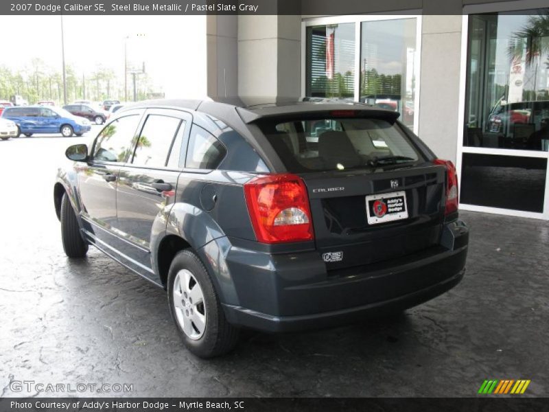 Steel Blue Metallic / Pastel Slate Gray 2007 Dodge Caliber SE
