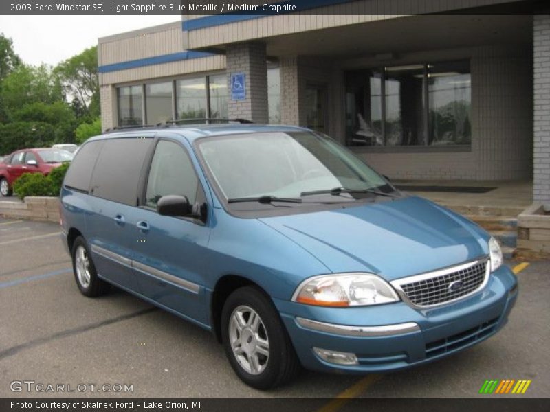 Light Sapphire Blue Metallic / Medium Graphite 2003 Ford Windstar SE