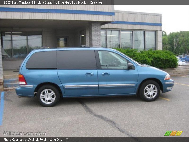 Light Sapphire Blue Metallic / Medium Graphite 2003 Ford Windstar SE
