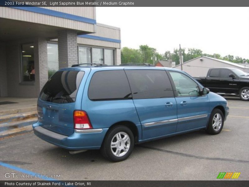 Light Sapphire Blue Metallic / Medium Graphite 2003 Ford Windstar SE