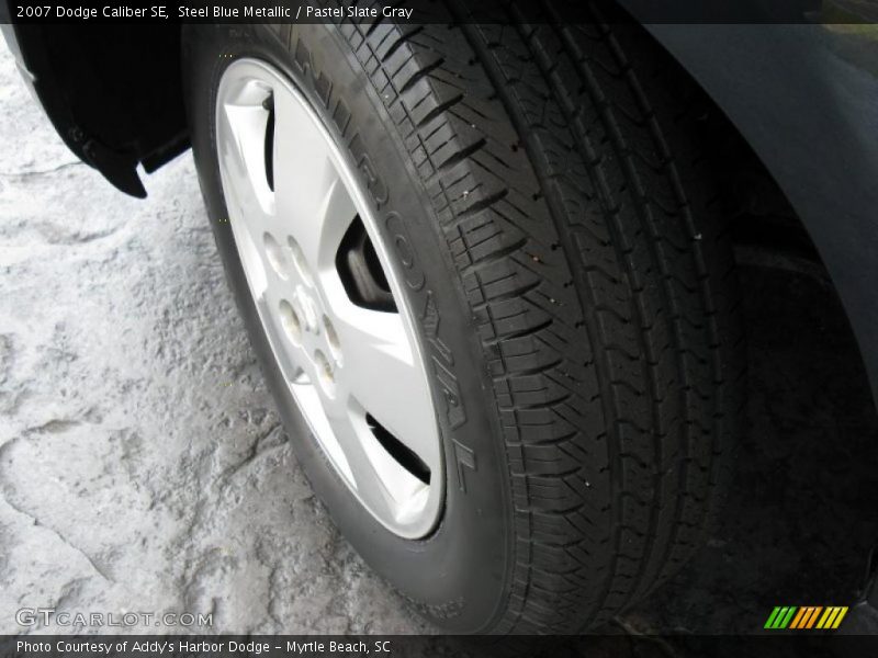 Steel Blue Metallic / Pastel Slate Gray 2007 Dodge Caliber SE