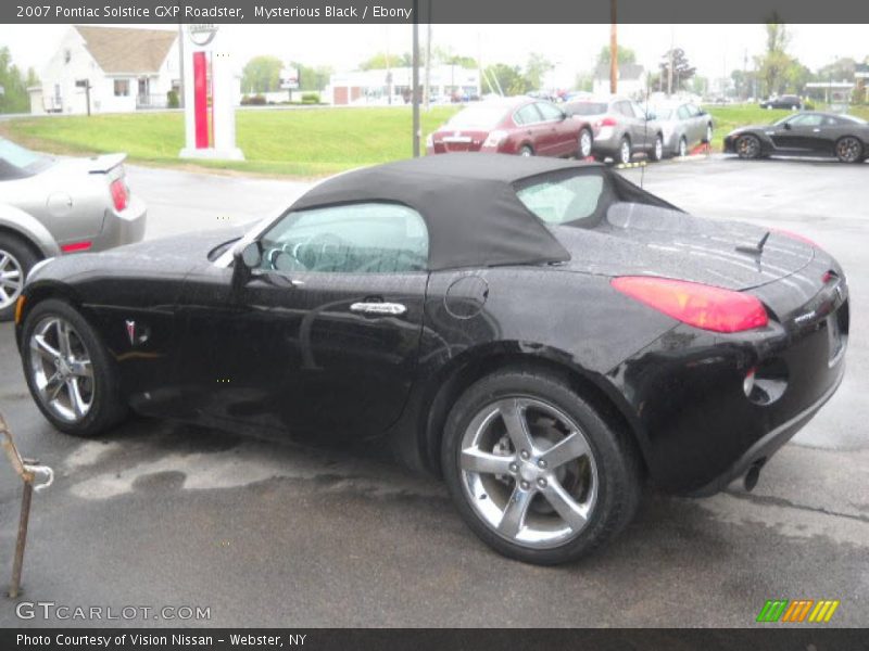 Mysterious Black / Ebony 2007 Pontiac Solstice GXP Roadster