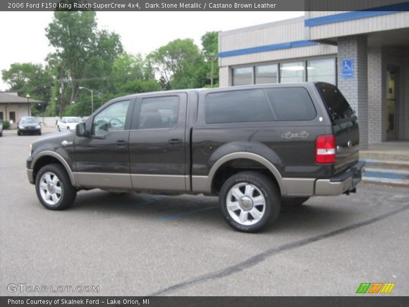 Dark Stone Metallic / Castano Brown Leather 2006 Ford F150 King Ranch SuperCrew 4x4