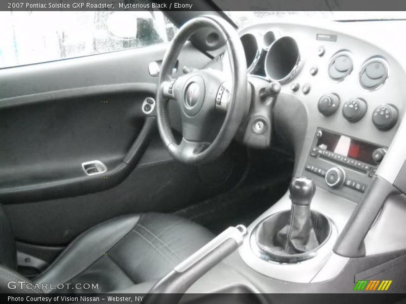 Mysterious Black / Ebony 2007 Pontiac Solstice GXP Roadster