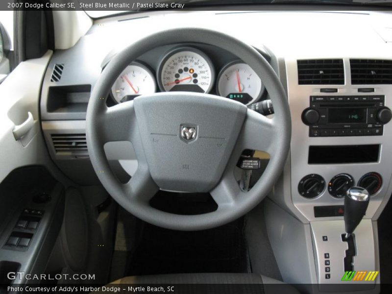 Steel Blue Metallic / Pastel Slate Gray 2007 Dodge Caliber SE