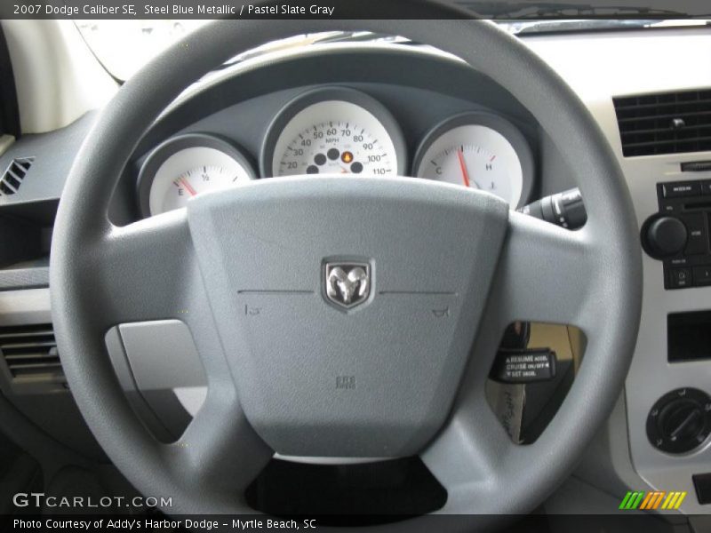 Steel Blue Metallic / Pastel Slate Gray 2007 Dodge Caliber SE