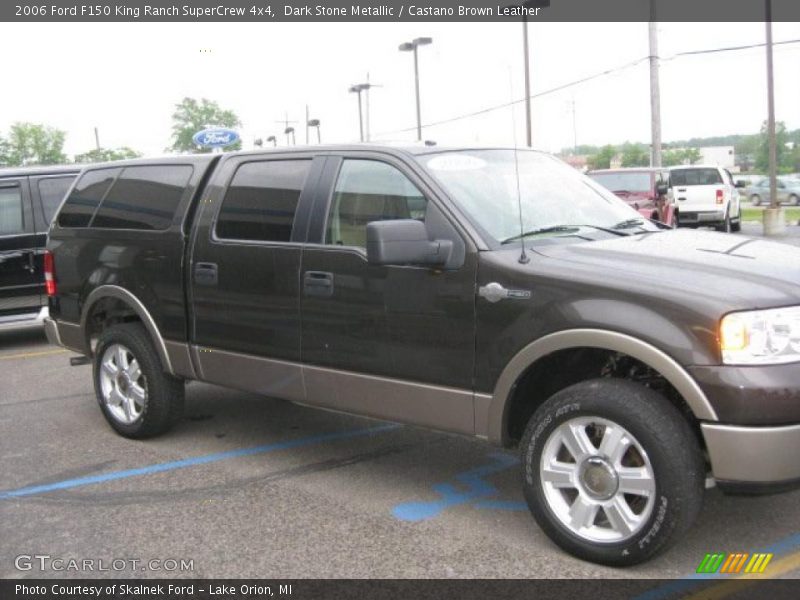 Dark Stone Metallic / Castano Brown Leather 2006 Ford F150 King Ranch SuperCrew 4x4