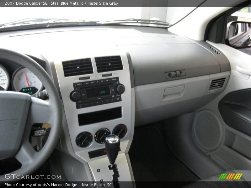 Steel Blue Metallic / Pastel Slate Gray 2007 Dodge Caliber SE