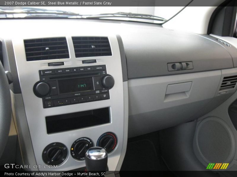 Steel Blue Metallic / Pastel Slate Gray 2007 Dodge Caliber SE