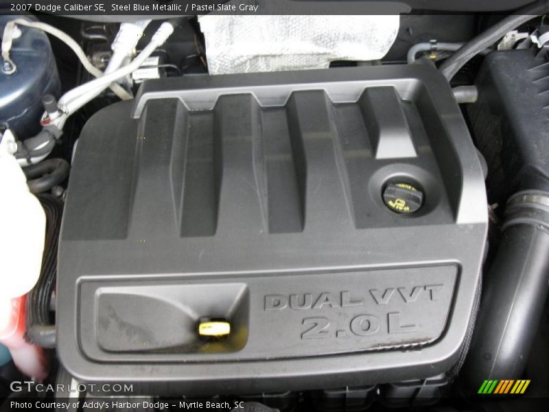 Steel Blue Metallic / Pastel Slate Gray 2007 Dodge Caliber SE