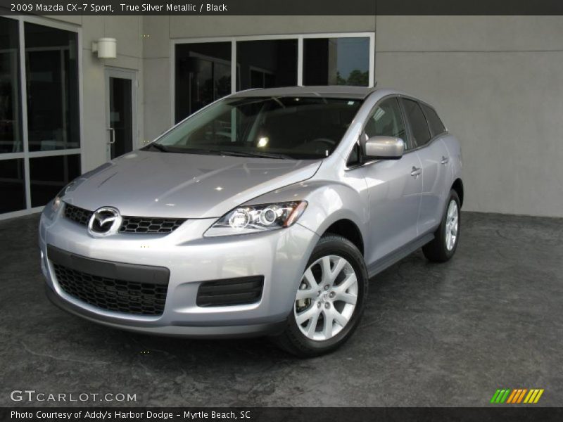 True Silver Metallic / Black 2009 Mazda CX-7 Sport