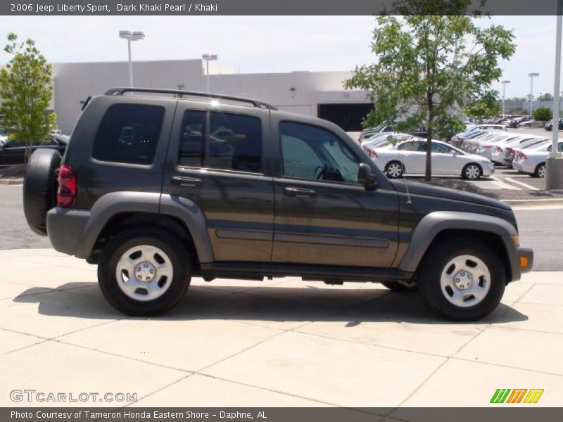 Dark Khaki Pearl / Khaki 2006 Jeep Liberty Sport