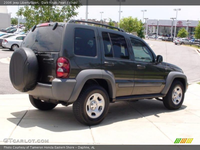 Dark Khaki Pearl / Khaki 2006 Jeep Liberty Sport