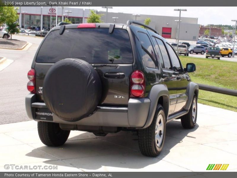 Dark Khaki Pearl / Khaki 2006 Jeep Liberty Sport