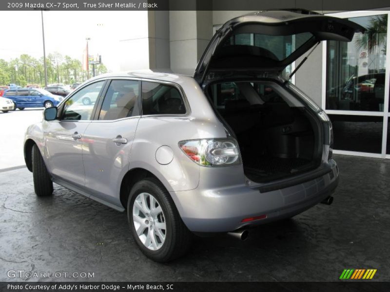 True Silver Metallic / Black 2009 Mazda CX-7 Sport
