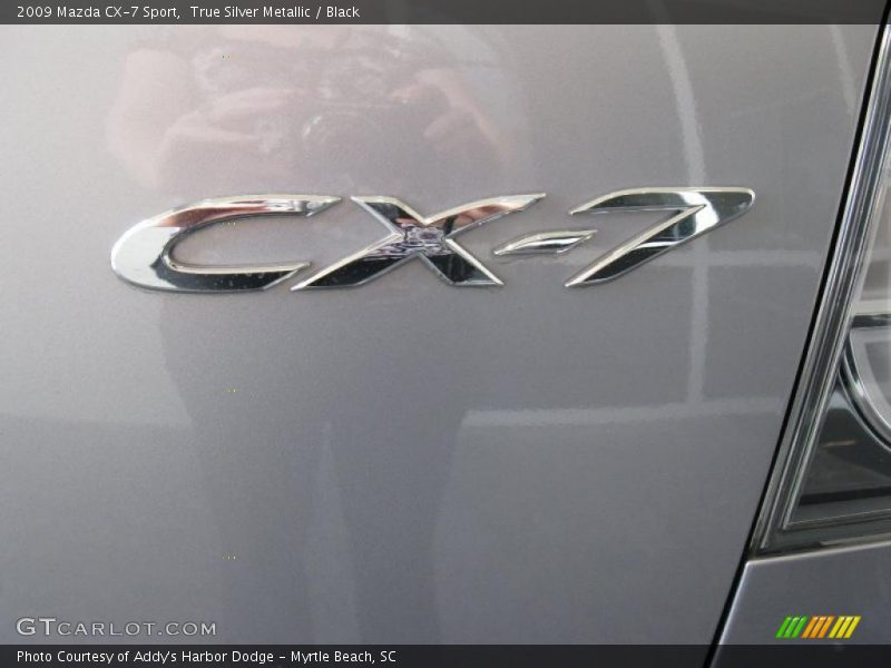 True Silver Metallic / Black 2009 Mazda CX-7 Sport