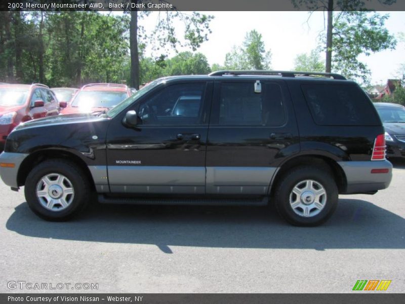 Black / Dark Graphite 2002 Mercury Mountaineer AWD