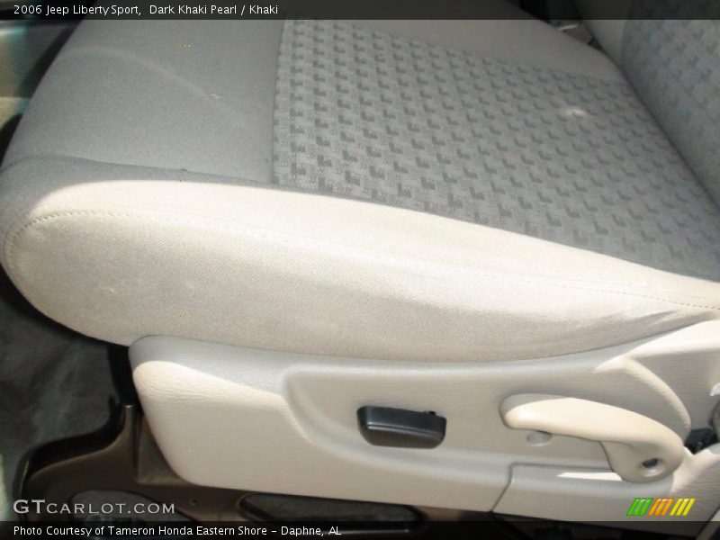 Dark Khaki Pearl / Khaki 2006 Jeep Liberty Sport