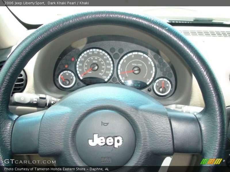 Dark Khaki Pearl / Khaki 2006 Jeep Liberty Sport