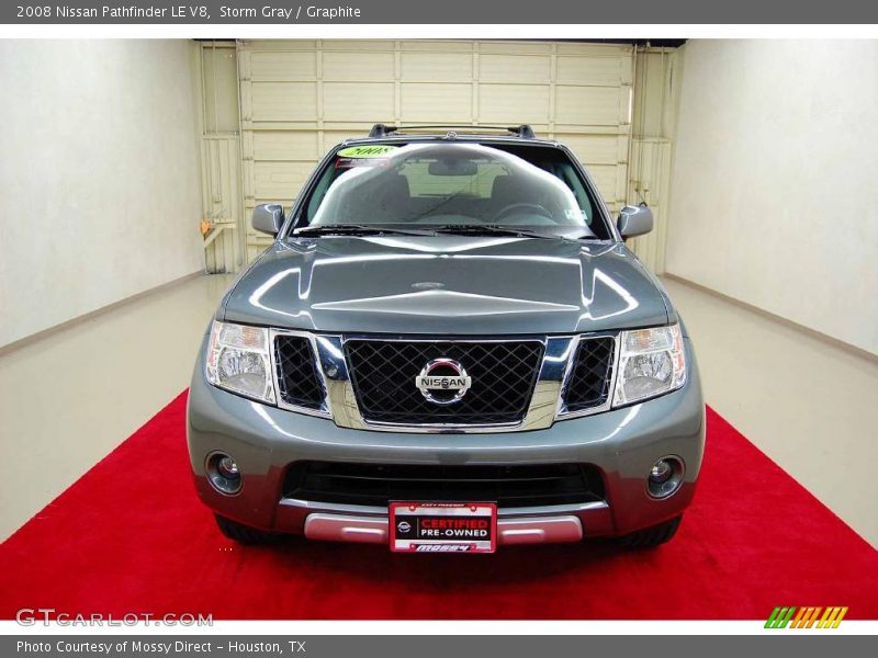 Storm Gray / Graphite 2008 Nissan Pathfinder LE V8