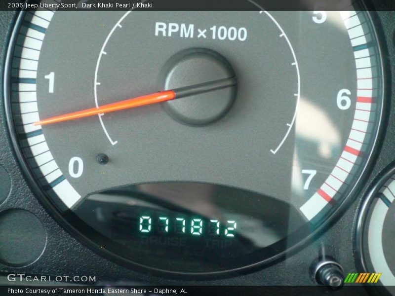 Dark Khaki Pearl / Khaki 2006 Jeep Liberty Sport
