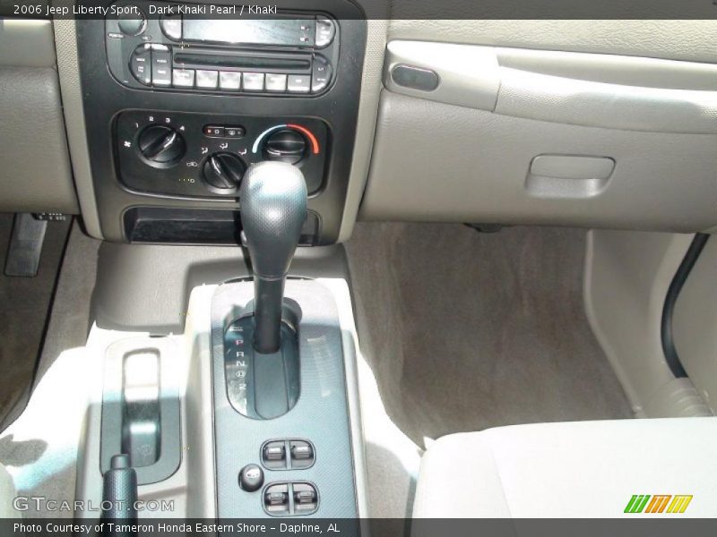 Dark Khaki Pearl / Khaki 2006 Jeep Liberty Sport