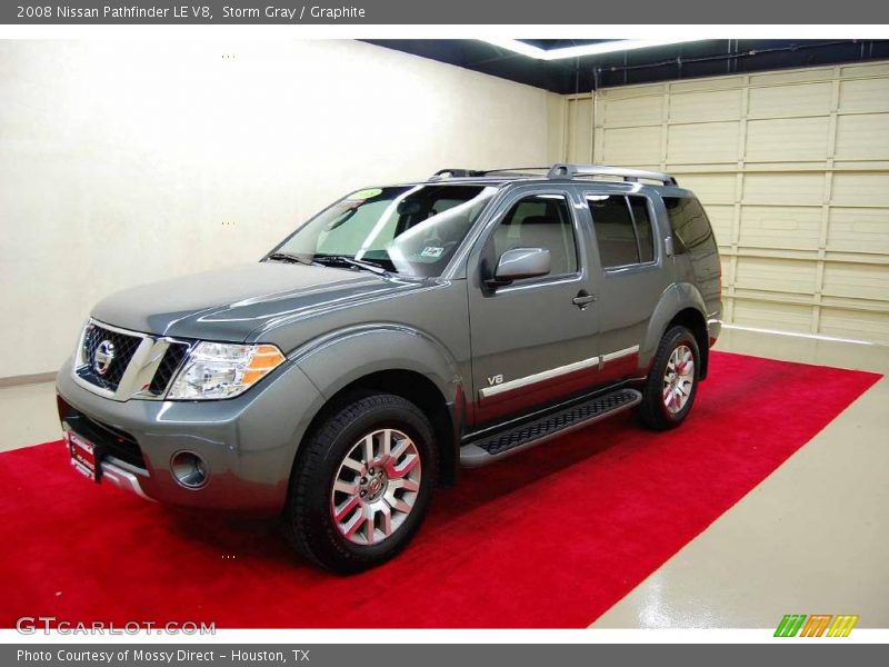 Storm Gray / Graphite 2008 Nissan Pathfinder LE V8