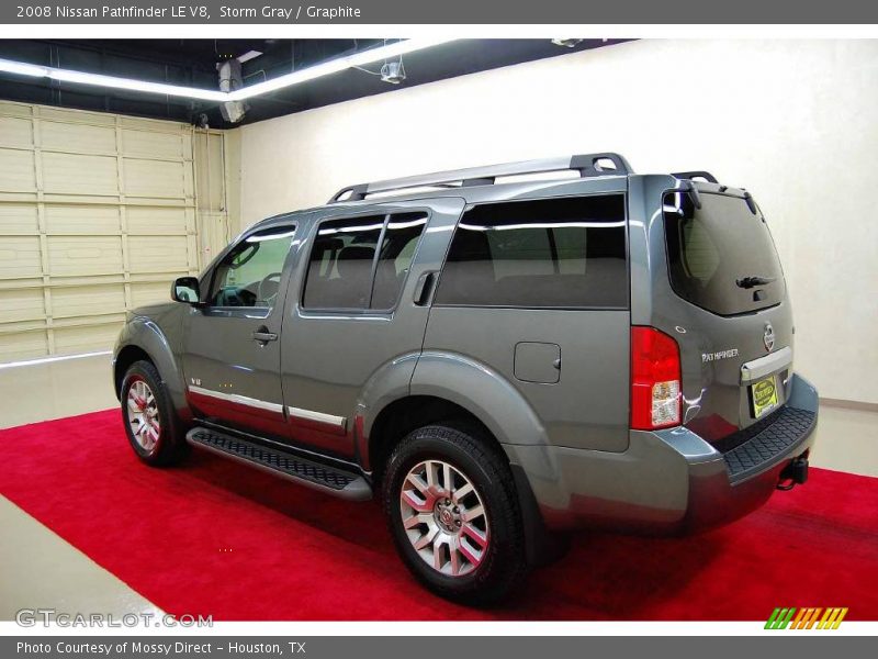 Storm Gray / Graphite 2008 Nissan Pathfinder LE V8