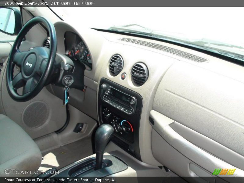 Dark Khaki Pearl / Khaki 2006 Jeep Liberty Sport