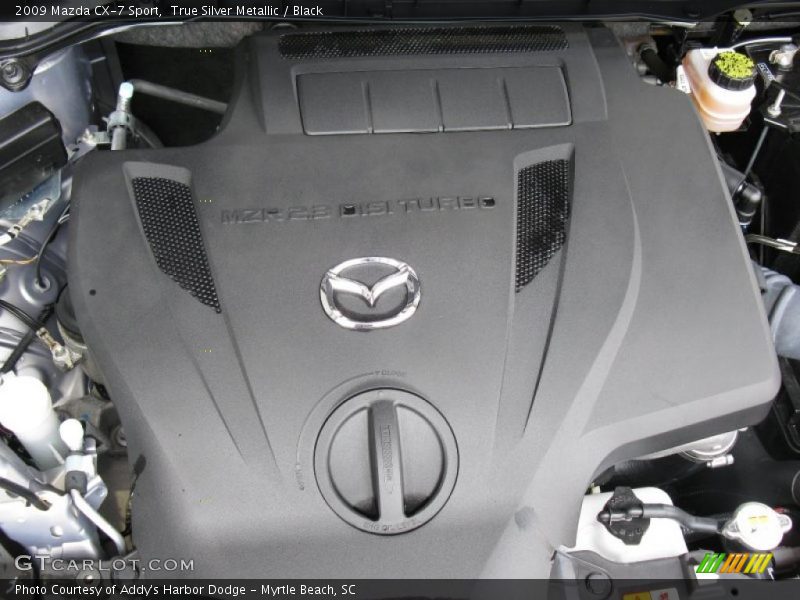 True Silver Metallic / Black 2009 Mazda CX-7 Sport