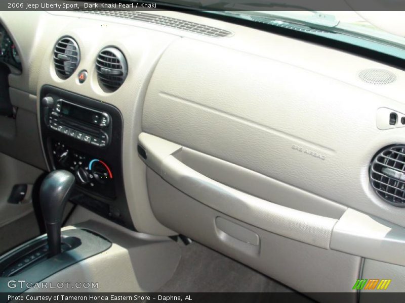 Dark Khaki Pearl / Khaki 2006 Jeep Liberty Sport