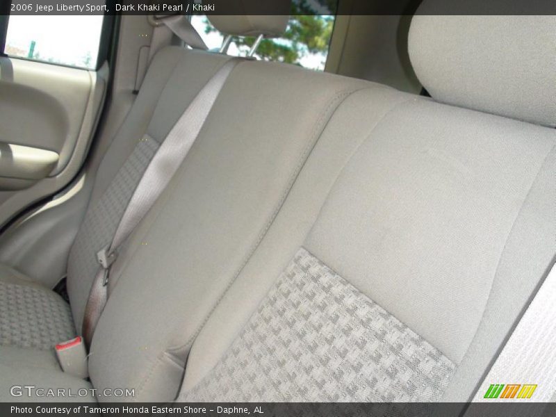 Dark Khaki Pearl / Khaki 2006 Jeep Liberty Sport